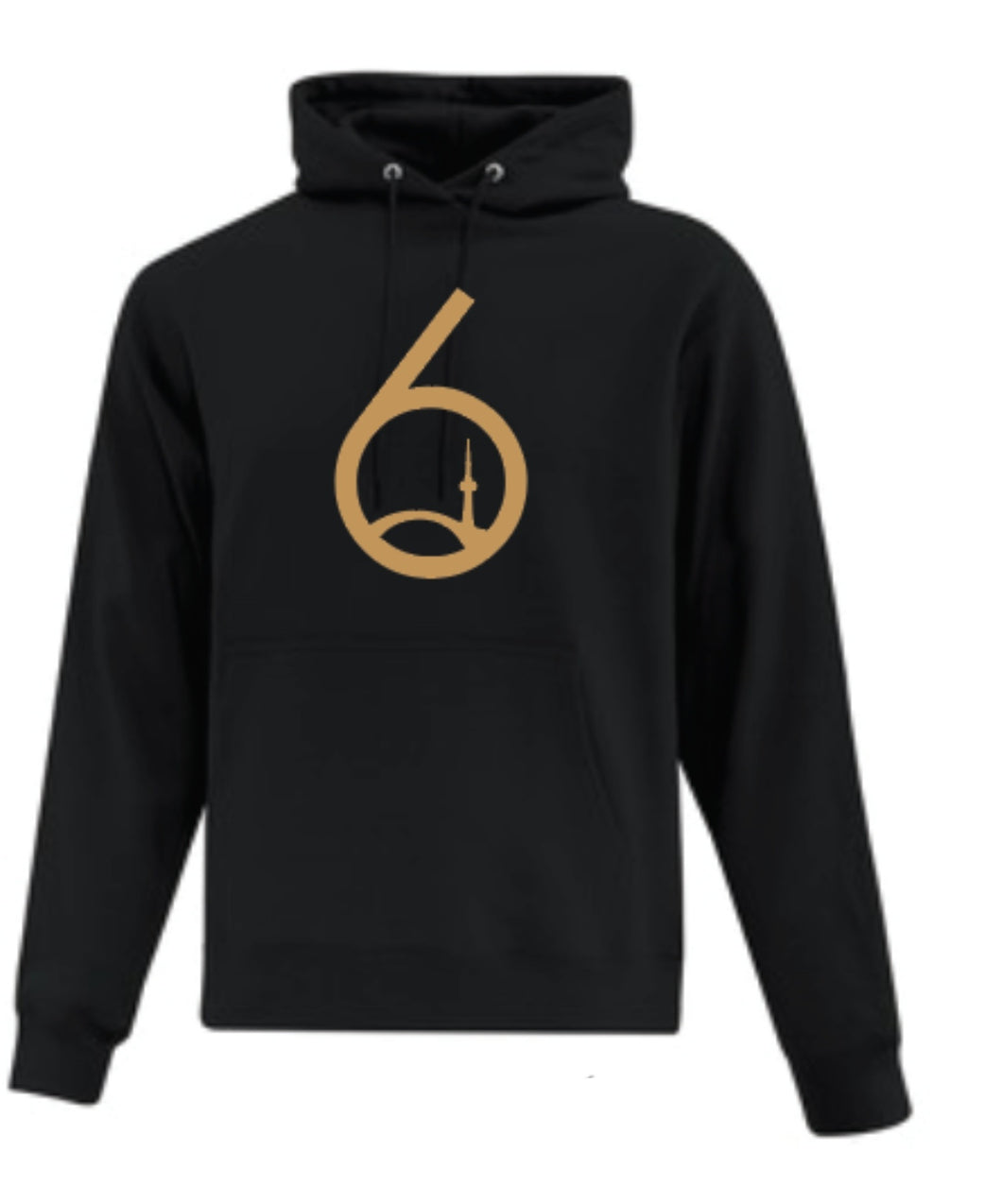 GOLD 6 - BLACK HOODIE